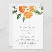 Citrus Brautparty Foto Einladung (Vorderseite)
