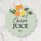 Citrus Brautparty Mimosa Bar Juice Labels (Vorderseite)