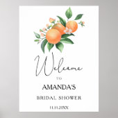 Citrus - Brautparty willkommen Poster (Vorne)