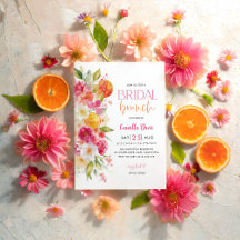 Citrus Bridal Brunch, helle Blüte Mittelmeer