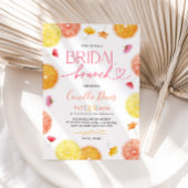 Citrus Bridal Brunch Lemon Bright Brautparty Einladung