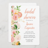 Citrus Bridal Dusche Einladung (Vorne/Hinten)