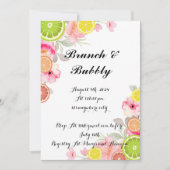 CITRUS BRIDAL SHOWING INVITATION EINLADUNG (Vorderseite)