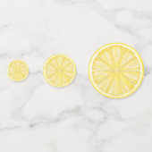 Citrus Bright Lemon Positano Cocktail Confetti Konfetti (Rückseiten)