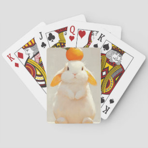 Citrus Bunny: Ein süßes Gleichgewicht Spielkarten