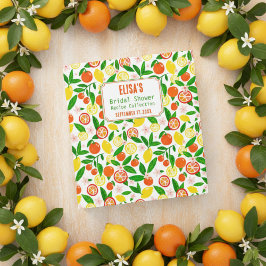 Citrus Celebration Bridal Shower CUSTOM Recipe 2,5 Cm Ordner