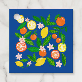 Citrus Celebration Custom BABY SHOWER Vielen Dank Geschenkanhänger