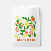 Citrus Celebration Custom BABY SHOWER Vielen Dank Geschenktütchen (Vorderseite)