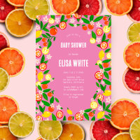 Citrus Celebration CUSTOM Bold Summer BABY SHOWER