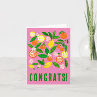 Citrus Celebration Custom Colorful GLÜCKWÜNSCHE