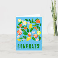 Citrus Celebration Custom Colorful GLÜCKWÜNSCHE