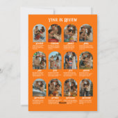 Citrus Cheer "Year in Review" Fotos Weihnachten (Rückseite)