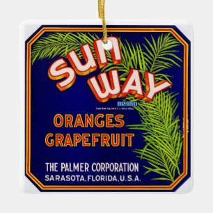 Citrus Christmas Keramikornament