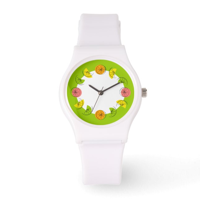 Citrus Circle Green watch Armbanduhr (Vorderseite)
