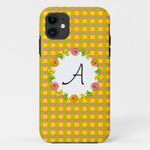 Citrus Circle Karo "Monogram" iPhone Gehäuse Case-Mate iPhone Hülle