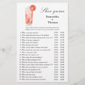 Citrus Cocktail Bridal shower Shoe game (Vorderseite)