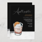 Citrus Cocktail Einladung (Vorne/Hinten)