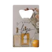 Citrus | Cocktails | Boho Blume Geldbeutel Flaschenöffner (Rückseite)