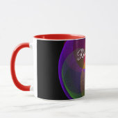 Citrus Color Blend Geometric Coffee Mug Tasse (Links)