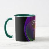 Citrus Color Blend Geometric Coffee Mug Tasse (Links)