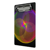 Citrus Color Blend Geometric Mini Clipboard Klemmbrett (Gewinkelt2)