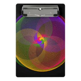 Citrus Color Blend Geometric Mini Clipboard Klemmbrett