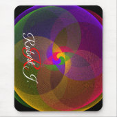 Citrus Color Blend Geometric Mouse Pad Mousepad (Vorne)