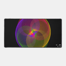 Citrus Color Geometric Blend Maus Pad Mat