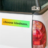 Citrus Colors Gradient "Choose Kindness" Autoaufkleber (Auf Lkw)