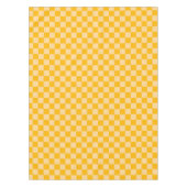 Citrus cream checkered board pattern tischdecke (Vorderseite)
