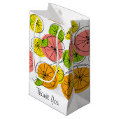 Citrus Danke, Geschenktasche klein Kleine Geschenktüte (Vorderseite Schrägansicht)