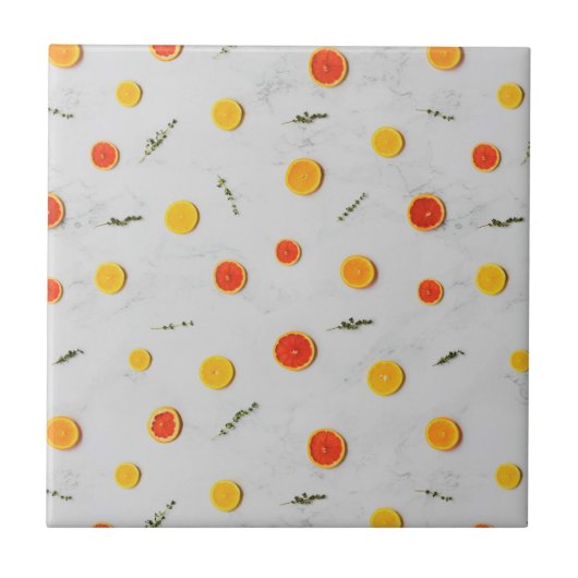 Citrus Decorative Tile Fliese (Vorderseite)