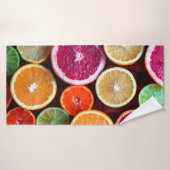 Citrus Dream Lemon Limon Orange Frucht Badehandtuch (Badehandtuch)
