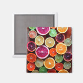Citrus Dream Lemon Limon Orange Frucht Magnet (Vorderseite/Rückseite)