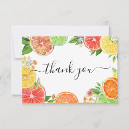 Citrus Eine kleine Süsse Kinderdusche Dankeskarte
