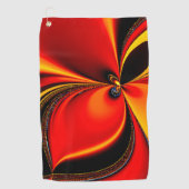 Citrus Elegance Golfhandtuch (Vorderseite)