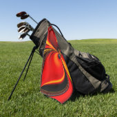 Citrus Elegance Golfhandtuch (Gras)