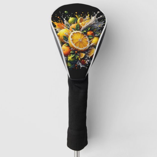 Citrus Explosion Golf Headcover (Vorderseite)