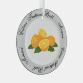 Citrus Festival Plate Ornament (Vorderseite Rechts)