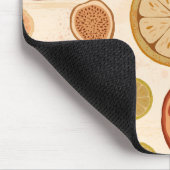 Citrus & Fig Mediterrane Küche Botanical Mousepad (Ecke)