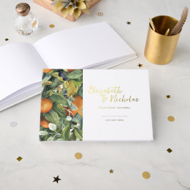 Citrus Floral | Botanische Hochzeit Gästebuch