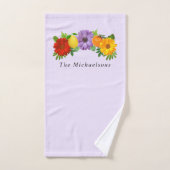 Citrus Floral Garden Badhandtuch Set (Handtuch)