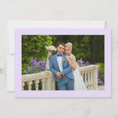 Citrus Floral Garden Wedding Dankeskarte (Rückseite)