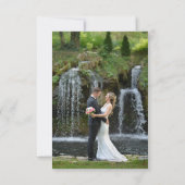 Citrus Floral Garden Wedding Dankeskarte (Rückseite)