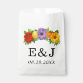 Citrus Floral Garden Wedding Geschenktütchen (Vorderseite)