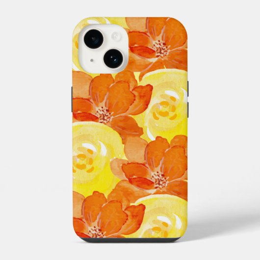 Citrus & Floral iPhone Hülle (Rückseite)