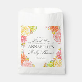 Citrus Floral Kleine Süsse Kinderdusche Nachtisch Geschenktütchen