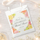 Citrus Floral Main Squeeze Brautparty Dessert Geschenktütchen (Ausgeschnitten)