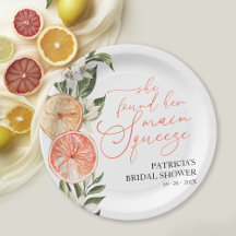 Citrus Floral Summer Brautparty