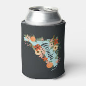 Citrus Florida Staat Silhouette Dosenkühler (Kanne Vorderseite)
